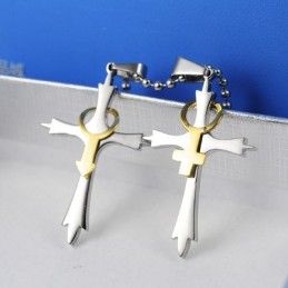 Férfi És Női Szimbólumok Titán Kereszt Nyaklánc Medál Férfiaknak És Nőknek