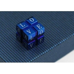 Divat Titán Medál És Nyaklánc Szerelem Rubik Kocka