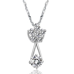 Megbízható Teljesítményű Női  Bevonatú Titán Nyaklánc Gyémánttal