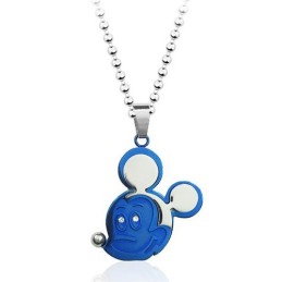 Kék Mickey Egér Titán Medál - Szabad Lánc